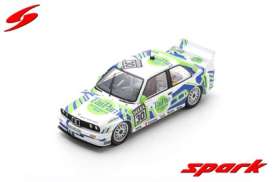 BMW  - E30 M3 1992 white/green/blue - 1:43 - Spark - sg610 - spasg610 | Toms Modelautos