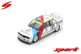 BMW  - E30 M3 1992 white/red/blue - 1:43 - Spark - sg613 - spasg613 | Toms Modelautos