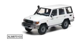 Toyota  - Land Cruiser 76 2017 white - 1:18 - Almost Real - ALM870103 - ALM870103 | Toms Modelautos