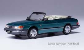 Saab  - 900 Cabriolet 1991 green - 1:43 - IXO Models - CLC578 - ixCLC578 | Toms Modelautos