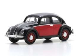 Volkswagen  - Kever red/black - 1:87 - Schuco - S26754 - schuco26754 | Toms Modelautos