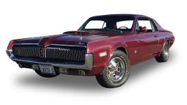 Mercury  - Cougar XR7G 1968 black cherry - 1:18 - SunStar - 1574 - sun1574 | Toms Modelautos