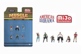 Figures  - MuscleMechanic various - 1:64 - American Diorama - 2417MJ - AD2417MJ | Toms Modelautos