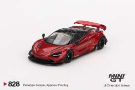 McLaren  - 720S 2022 red - 1:64 - Mini GT - 00828-L - MGT00828lhd | Toms Modelautos