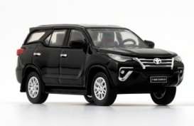 Toyota  - Fortuner 2018 black - 1:64 - BM Creations - 64B0425 - BM64B0425 | Toms Modelautos