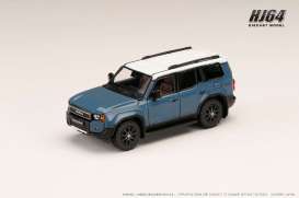 Toyota  - Land Cruiser  blue - 1:64 - Hobby Japan - HJ645081BLW - HJ645081BLW | Toms Modelautos