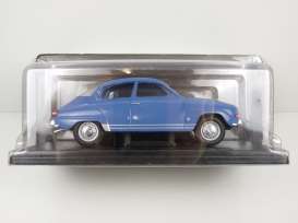 Saab  - 96 blue - 1:24 - Magazine Models - PTVQ40 - mag24Saab96 | Toms Modelautos