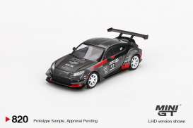 Toyota  - GR86 2024 black/red - 1:64 - Mini GT - 00820-L - MGT00820lhd | Toms Modelautos