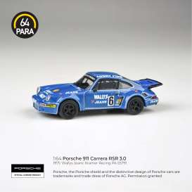 Porsche  - 911 3.0 1974 blue - 1:64 - Para64 - 55791 - pa55791lhd | Toms Modelautos