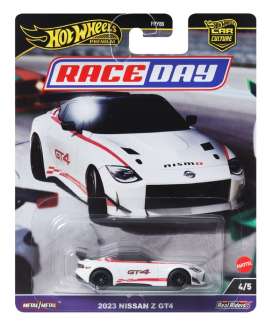 Nissan  - Z GT4 2023 white/red - 1:64 - Hotwheels - HRV73 - hwmvHRV73 | Toms Modelautos