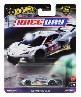 Corvette  - C8.R #4 grey/yellow - 1:64 - Hotwheels - HRV95 - hwmvHRV95 | Toms Modelautos