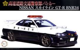 Nissan  - Skyline (R34) GT-R Police Car  - 1:24 - Fujimi - 039770 - fuji039770 | Toms Modelautos