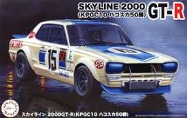 Nissan  - Skyline 2000GT-R (KPGC10 Hakos  - 1:24 - Fujimi - 047010 - fuji047010 | Toms Modelautos