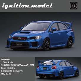 Subaru  - WRX blue - 1:18 - Ignition - IG3610 - IG3610 | Toms Modelautos