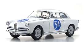 Alfa Romeo  - Giulietta SV 1960 grey/blue - 1:18 - Kyosho - 08957C - kyo08957C | Toms Modelautos