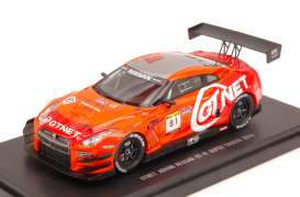 Nissan  - GT-R 2014 orange/red - 1:43 - Ebbro - 45314 - ebb45314 | Toms Modelautos