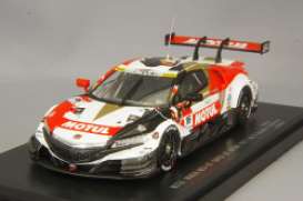 Honda  - NSX  2017 white/red/black - 1:43 - Ebbro - 45548 - ebb45548 | Toms Modelautos