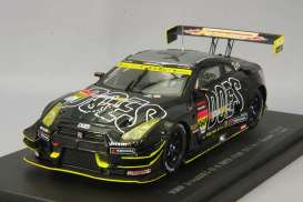 Nissan  - R35 2015 black/yellow - 1:43 - Ebbro - 45293 - ebb45293 | Toms Modelautos