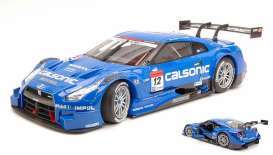 Nissan  - GT-R 2014 blue - 1:18 - Ebbro - 81017 - ebb81017 | Toms Modelautos