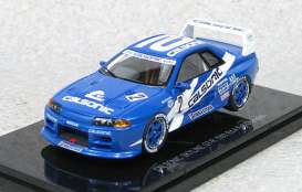 Nissan  - Skyline 1993 blue - 1:43 - Ebbro - 44646 - ebb44646 | Toms Modelautos