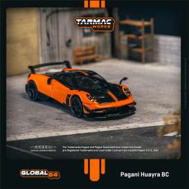 Pagani  - Huayra BC orange - 1:64 - Tarmac - T64G-TL014-OR - TC-T64G-TL014-OR | Toms Modelautos