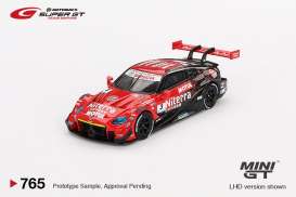 Nissan  - Z GT500 2023 red/black - 1:64 - Mini GT - 00765-BL - MGT00765-BL | Toms Modelautos