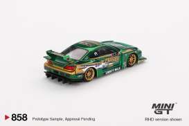 Nissan  - Silvia 2024 green - 1:64 - Mini GT - 00858-R - MGT00858rhd | Toms Modelautos