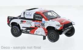 Toyota  - GR DKR Hilux T 2023 black/red/white - 1:43 - IXO Models - ram928A - ixram928A | Toms Modelautos