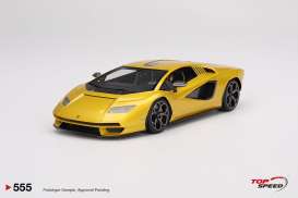 Lamborghini  - Countach 2023 gold - 1:18 - Top Speed - TS0555 - TS0555 | Toms Modelautos