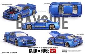 Nissan  - Skyline 1999 blue - 1:64 - Mini GT - KHMG158 - MGTKHMG158 | Toms Modelautos