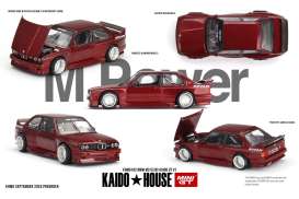 BMW  - M3 1989 red - 1:64 - Mini GT - KHMG162 - MGTKHMG162 | Toms Modelautos