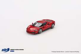 Ferrari  - 296 GTB 2024 red - 1:64 - BBR - BBRFER64006 - BBRFER64006 | Toms Modelautos