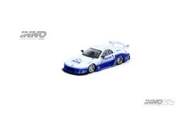 Mazda  - RX7 2024 white/blue - 1:64 - Inno Models - in64-LBWK-RX7-06 - in64-LBWK-RX7-06 | Toms Modelautos