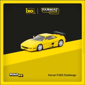 Ferrari  - F355 Challenge yellow - 1:64 - Tarmac - T64R-083-YL - TC-T64R-083-YL | Toms Modelautos