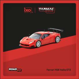 Ferrari  - 458 Italia GT3 2023 red - 1:64 - Tarmac - T64R-074-RE - TC-T64R-074-RE | Toms Modelautos