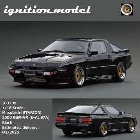 Mitsubishi  - STARION 2600 GSR-VR (E-A187A) black - 1:18 - Ignition - IG3709 - IG3709 | Toms Modelautos