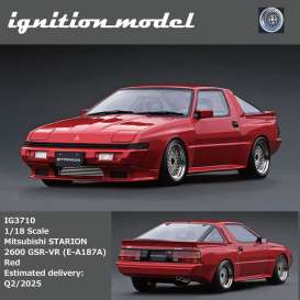 Mitsubishi  - STARION 2600 GSR-VR (E-A187A) red - 1:18 - Ignition - IG3710 - IG3710 | Toms Modelautos