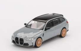 BMW  - M3 Touring (G81) 2024 grey - 1:64 - Mini GT - 00864-R - MGT00864rhd | Toms Modelautos