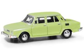 Skoda  - 110L green - 1:120 - Herpa - H066570-003 - herpa066570-003 | Toms Modelautos