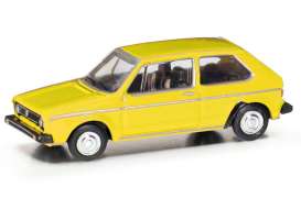 Volkswagen  - Golf I yellow - 1:120 - Herpa - H066600-002 - herpa066600-002 | Toms Modelautos