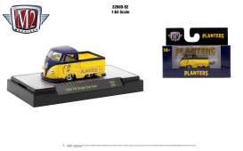 Volkswagen  - Single Cab Truck 1960 blue/yellow - 1:64 - M2 Machines - 32600R82-1960 - M2-32600R82-1960 | Toms Modelautos