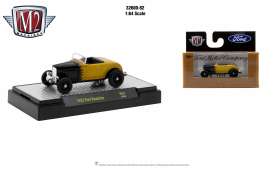 Ford  - Roadster 1932 black/yellow - 1:64 - M2 Machines - 32600R82-1932 - M2-32600R82-1932 | Toms Modelautos