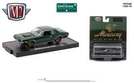 Mercury  - Cougar R-Code 1968 green - 1:64 - M2 Machines - 11228R116-1968 - M2-11228R116-1968 | Toms Modelautos