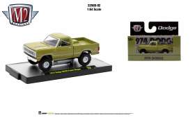 Dodge  - W200 Power Wagon 1974 green - 1:64 - M2 Machines - 32500R92-1974 - M2-32500R92-1974 | Toms Modelautos