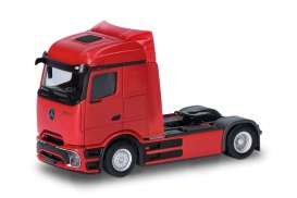 Mercedes Benz  - eActros 600 Procabin 2a red - 1:87 - Herpa Trucks - H318204 - herpa318204 | Toms Modelautos