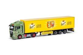 MAN  - TGX GM green/yellow - 1:87 - Herpa Trucks - H318266 - herpa318266 | Toms Modelautos