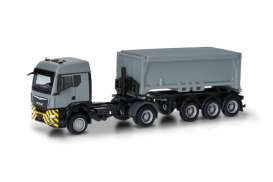 MAN  - TGS TM grey/yellow - 1:87 - Herpa Trucks - H318341 - herpa318341 | Toms Modelautos