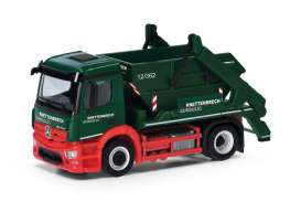 Mercedes Benz  - Actros S green/red - 1:87 - Herpa Trucks - H318419 - herpa318419 | Toms Modelautos