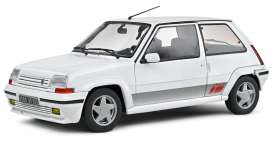 Renault  - 5 GT Turbo MK2 1989 white - 1:18 - Solido - 1810002 - soli1810002 | Toms Modelautos