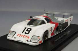 Toyota  - Toms 83C 1983 white/red/black - 1:43 - Ebbro - ebb44478 | Toms Modelautos